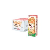 과수원 청포도 190ml 24입, 과수원 복숭아 190ml 24입