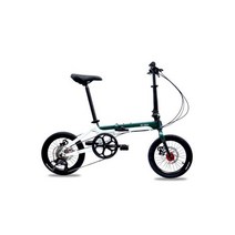 미니벨로 mtb 경량 가벼운 접이식자전거 125499, 녹색 x 무게_16인치(155-180cm) | 8가지