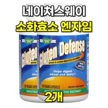 네이쳐스웨이 소화 효소 DPP4 프로테아제 아밀라아제 락타아제 120캡슐 2개