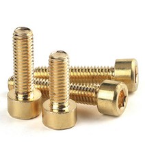 M2.5 황동 육각렌치 볼트 DIN912 C006 육각 소켓 캡 헤드 나사 기계 컵 순수 체결, M2.5 (30개), 8mm, 1개