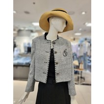 올리브데올리브 배색소매 노카라 자켓YW3SJ106(147844 )