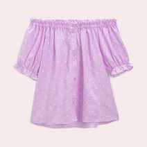 행텐주니어 동아쇼핑점 2021년 여름 50% 틴즈 이밴드 셔링 블라우스