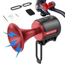 자전거벨Electronic Bicycle Bell 120dB Super Loud Bike Horn Long Standby Button Battery Operated, 02 파란