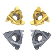 CNC 밀링 헤드 팁 정밀 절삭공구 10pcs 초경 나사 삽입 16ER/IR 22ER/IR 1.5TR 2TR 3TR 4TR 6TR 사다리꼴, 10 22IR KT1505_05 4TR pitch, 10 22IR KT1505_05 4TR pitch