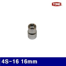 토네 2020239 1/2Inch 핸드소켓 4S-16 16mm 36 (1EA), 1