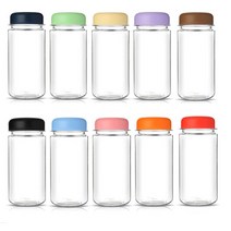 예쁜 컬러 투명 보틀 물병 물통 플라스틱 트라이탄 모음, 트라이탄500ml, 레드(무지)