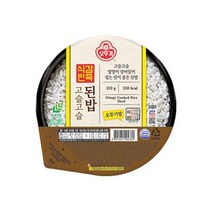 오뚜기 오뚜기밥 식감만족 고슬고슬된밥 210G 즉석밥 엄마밥 간편식사 혼밥 자취템 여행갈때 캠핑, 2개