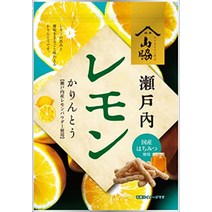 야마와키 제과 세토우치 레몬 가린토 일본 맛동산 80g x 6봉, 단일상품개