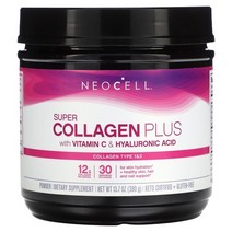 해외 3310001398 NeoCell (네오셀) NeoCell Super Collagen Plus with Vitamin C Hyaluronic Acid 13, One Color, One Size