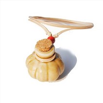 앤썸 소원병 표류병 도자기 핸드메이드 수제 원석 매듭 끈 목걸이 AS-78