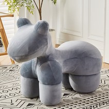 나혼산 쌈디의자 캐시미어 포니체어 강아지 거실 쇼파스툴, 5. 다크그레이+빌로드+고탄성스펀지大