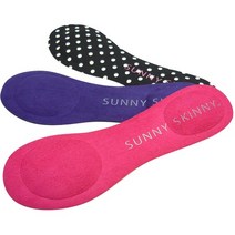 일본직발송 6. 굿즈맨 써니스키니 해피깔창 핏퍼프 (쿠션깔창 3켤레 세트) B007VJ8WM6, One Size_One Color, One Size_One Color, One Size_One Color