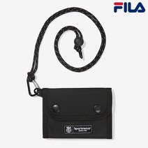 휠라 스냅포인트 3단 지갑 FS3WLE5302X BLK, FREE, 블랙