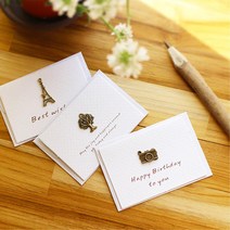 미니엽서 봉투5set 남자친구쿠폰만들기 곰신편지지, 1개, 카메라