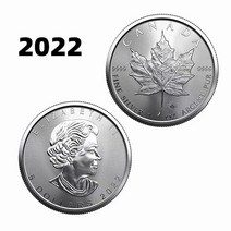 은화 캐나다 2022 메이플 리프 은도금 기념 주화 명절 선물용 소장품 비통화 핫, 없음, 2022Leaf