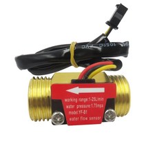유량계 수량계 수압 1l 물 660 펄스 yf-b1 액체 측정 센서 1-25lmin g12 npn 신호, 7-24vdc