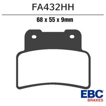 EBC 08-14 도루소두로750 프론트 브레이크패드 FA432HH