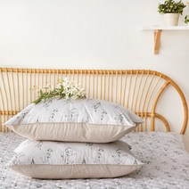 클푸 [클푸]알러지케어 멜리아 베이지 누빔베개커버 50x70