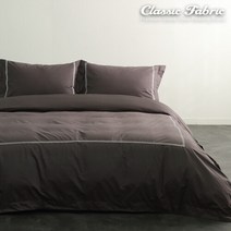 80수 스티치 차콜 이불커버 퀸