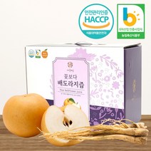 [성환 배꽃마을 ] 배도라지생즙 ( 100ml*50개입 ) 도라지배즙