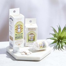 휴대용 3초 매직가글 18정 씹는 상쾌한 고체가글 양치 구취 백태 제거 충치예방, 그린티민트