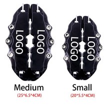 BMW 캘리퍼 디스크 프런트 리어 커버 14 및 22와 호환되는 brembo 유형의 모든 차량에 적합한 4개의 범용 브레이크 세트 컬러 플라스틱호환, 검정(s 및 m)