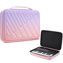 FINPAC AKAI 프로페셔널 MPK 미니 MKII 및 MK3 및 MPK 미니 플레이용 세미 하드 휴대용 케이스 | Alesis V 미니 25키 USB MIDI 키보드 컨트롤러, Fantacy Ombre