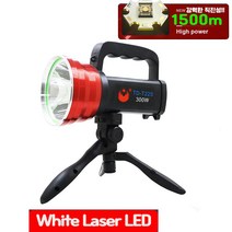 LED 충전식 손전등 후레쉬 랜턴 탐조등 서치라이트 DJDT22SDFF, 1개