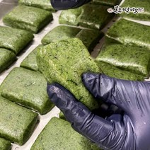 쑥떡 쑥인절미 쑥찰떡 해남 해풍맞은 진도참쑥 쑥찰떡 1kg(9-12개입), 쑥찰떡1kg(9-12개입)+콩고물30gx2팩