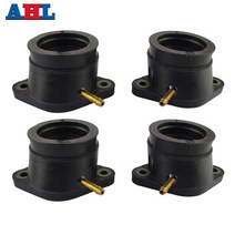 야 XJR1200 XJR1200SP 94-98 XJR1300 XJR1300SP 98-05 FJR1300 용 4Pcs 오토바이 기화기 인터페이스 흡기 매니 폴드
