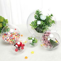 원형 투명공 플라스틱 투명캡슐 아크릴볼 14cm 1P, 단품