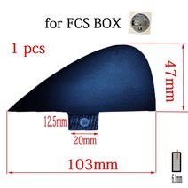웨이크보드바인딩 Surf fins bilong fcs fin knubster center kneel fin barbatanas blue net surf central fins, 3-검은색