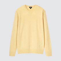 유니클로 남성/여성 캐시미어 크루넥 스웨터 (긴팔 스웨터 스웨터) 438791 UNIQLO