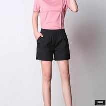 가바바 여성 빅사이즈 반바지 운동할때 필수로 입어야 하는 스포츠 여름 밴딩팬츠 G63554