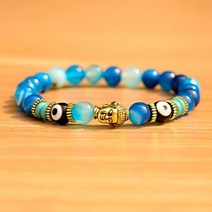 Buddha Head Mens Bracelet/Jewelry Beaded Bracelets And Bangles Charms Natural Stone Tiger Eye Couple, AB224-6