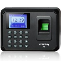 출퇴근 지문 체크기 직원 출근 근태관리기 지문인식, B 블랙 A3plus+ 출석 U 디스크(1G)