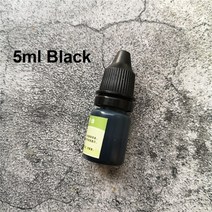 서명 스탬프 아기 이름 헝겊 책 감광성 DIY Scrapbooking 일기 카드 웨딩 장식, [25] 5ml black ink