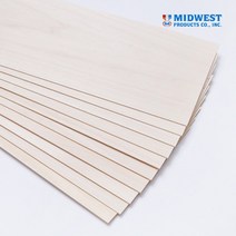 바스우드(Basswood) 쉬트 1.6x152x610mm 1팩(10개입)