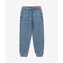 DIESEL 공용 D 랩 트랙 데님 조거 팬츠 - 라이트 블루 / A0393209D0101 LAB TRACK DENIM JOGGER PANTS A0393209D0101SS23 29