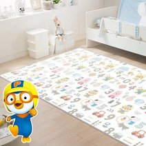 어린이 거실바닥매트 뽀로로 아기놀이 매트 185x140x1.2cm, 카툰잡