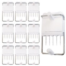 강력해진 애니핀 플러스 못없이 거는 액자걸이 벽걸이 벽지핀 철제블록, 화이트, 10개입