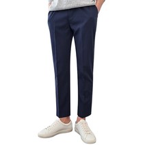 1+1 남자 9부 밴딩 슬랙스 바지 S~2XL