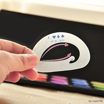 BUyuS아이섀도우도우미/눈썹틀 눈썹정리 눈썹칼/*굿딜 브이숍, BT-1type