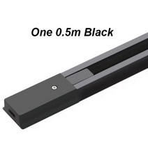 인테리어 레일 핀 조명 거실 테이블 식탁 등 AC220V LED 5W/7W 트랙 라이트 레일 램프 Opbouw Plafond 스포트 라이트 Rotatie Winkel Exihibition Hal Track Verlichting Armatuur, 03 Cold White 6000K, 08 One 0.5m Black