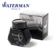 워터맨 병잉크 50ml, 색상:검정색-black, 단품