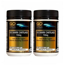 뉴질랜드 고헬시 상어 샤크 카틸리지 750mg 180베지캡슐 2팩 Go Healthy Shark Cartilage 750mg