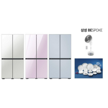 (+써큘레이터) 삼성 비스포크 냉장고 RF85T9111AP (871L / 1등급 / 글래스), 글램 라벤더