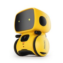 스마트 로봇 타입 지능형 3p 언어 터치하여 컨트롤 상호작용 아이 선물용, [03] Yellow
