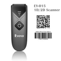 Eyoyo EY-015 미니 바코드 스캐너 USB 유선/블루투스/2.4G 무선 1D 리더 QR PDF417 EAN13 데이터 매트릭스, 협력사