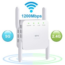5g wifi repeater wifi 증폭기 signal wifi Extender network wi fi 부스터 1200mbps 5 ghz long range wireless, 2.4g 5g 1200m 흰색, 우리 플러그